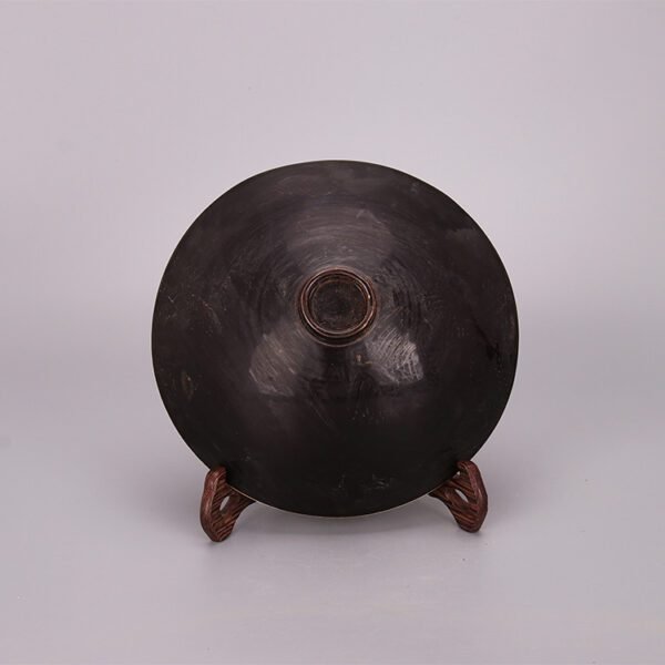 Song Dynasty Ding Kiln Carved Black-Gold Glaze Dragon and Phoenix Bowl - Image 3