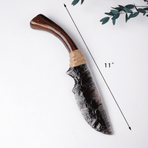 Hand-Carved Natural Crystal Obsidian Knife Decorative Collectible