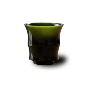 Handcrafted Premium Hetian Jade Bamboo Tea Cup Luxurious Gift for Tea Lovers