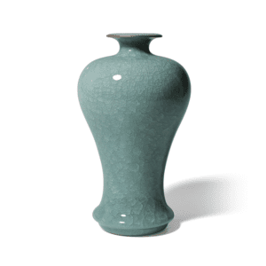 Longquan Celadon Crackle Glaze Handcrafted High-End Vase Decorative Piece