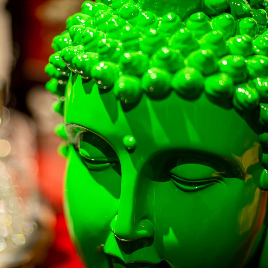 large buddha head statue home or office decoration ideas