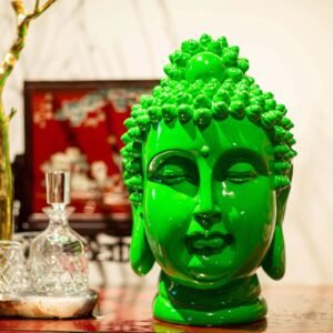 large buddha head statue home or office decoration ideas