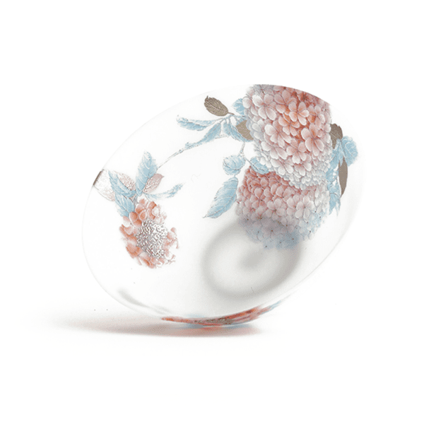 Hydrangea - Inspired Ultra - Thin Fetal Jade Porcelain Tea Cup