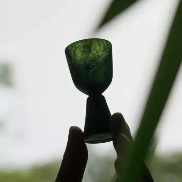 Fine grape wine luminous jade cup - shot cup liquor cup